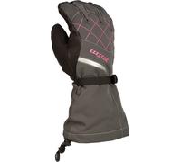 Klim Allure Guantes black ladies, negro-gris-rosa, tamaño L para Mujer