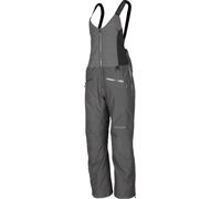 Klim Allure Pantalones babero para motos de nieve para damas, gris/negro, Talla S