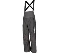 Klim Alpine Pantalones babero para motos de nieve para damas, gris, Talla L