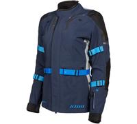 Klim Altitude 2023 Chaqueta textil de motocicleta, negro-azul, tamaño M para Mujer