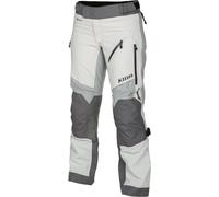 Klim Altitude 2023 Pantalones textiles de motocicleta para damas, Gris claro/gris oscuro, Talla 8