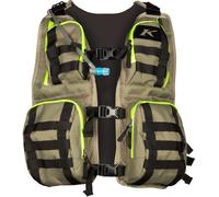 Klim Arsenal Chaleco de moto, verde-amarillo para Hombres
