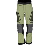 Klim Artemis, pantalones textiles Gore-Tex mujer Larga 8 male Verde Claro/Verde Oscuro/Gris