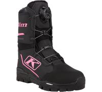 Klim Aurora GTX BOA 2023 Botas de moto de nieve para mujer, negro-rosa, tamaño 38 36 37