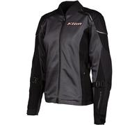 Klim Avalon Chaqueta textil de motocicleta, negro-gris, tamaño S para Mujer