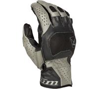 Klim Badlands Aero Pro Short 2023 Guantes de moto, negro/gris, Talla XL