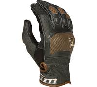 Klim Badlands Aero Pro Short 2024 Guantes de moto, negro/marrón, Talla S