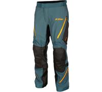 Klim Badlands Pro 2023 Pantalones textiles de motocicleta, Azul/Verde, Talla 36