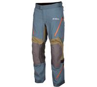 Klim Badlands Pro A3 2023 Pantalones textiles de motocicleta, Azul/Verde, Talla 38