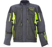 Klim Badlands Pro, Chaqueta textil Gore-Tex XXL male Gris Oscuro/Amarillo Neón