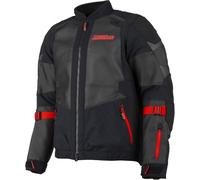 Klim Baja S4 Enduro Mesh Chaqueta Textil Moto, negro-rojo, tamaño 2XL para Hombres