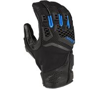 Klim Baja S4 Guantes de moto perforados, negro/azul, Talla L