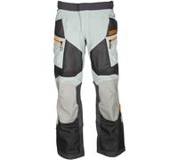 Klim Baja S4, pantalones textiles Corta 40 male Gris/Gris Oscuro/Naranja