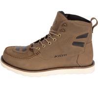 Klim Blak Jak Leather Botas de moto, marrón, Talla 7