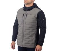 Klim Boulder Stretch Chaqueta híbrida de plumas, gris/negro, Talla L