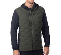 Klim Boulder Stretch Chaqueta híbrida de plumas, Verde/negro, Talla XL