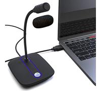 KLIM C4 Micrófono para Computadora con Botón de Silencio - Micrófono PC para Computadora y Consola - Micrófono de Escritorio Profesional con Audio de Alta Definición - Microfono Gaming PC Mac PS4 PS5