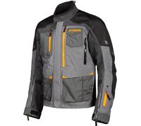 Klim Carlsbad Gore-Tex Chaqueta textil para motocicletas, Gris oscuro/gris claro, Talla S