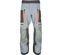 Klim Carlsbad Rogue Gore-Tex Pantalones textiles de motocicleta, antracita/naranja, Talla 32