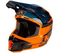 KLIM Cascos F3 Carbon Pro Striker Petrol Orange 2025 XS