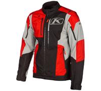 Klim Dakar, chaqueta textil M male Negro/Gris Claro/Rojo