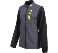 Klim Zephyr Wind Ladies Chaqueta Textil Moto, negro-gris, tamaño S para Mujer