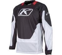 Klim Dakar 2025 Maillot de motocross, Negro/Blanco/Rojo, Talla XXL