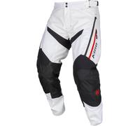 Klim Dakar, pantalones textiles 30 male Blanco/Negro/Rojo