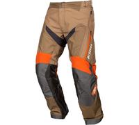 Klim Dakar OTB, pantalones textiles Larga 34 male Marrón Claro/Gris/Naranja