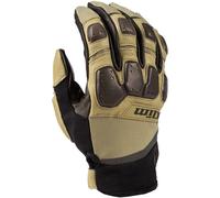 Klim Dakar Pro 2023 Guantes de motocicleta, negro-beige, tamaño S para Hombres
