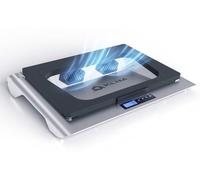 KLIM Everest Base de refrigeración para portátiles - Evita el sobrecalentamiento y Protege tu portátil Gaming -14 a 17" - 2 Ventiladores Turbo de 4300 RPM para un Rendimiento máximo - Nuevo