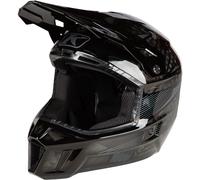 Klim F3 Carbon Pro Casco de motocross, negro-marrón, tamaño XS 52 para Hombres