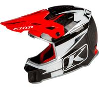 Klim F3 Carbon Pro, casco enduro XL male Negro/Blanco/Rojo