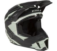 Klim F3 Verge Casco de motocross, negro-gris, tamaño M para Hombres