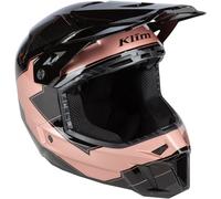 Klim F3 Verge Casco de motocross, negro-rosa, tamaño L para Hombres