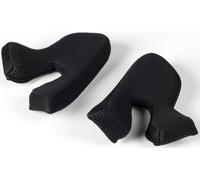 Klim F3 XL-4XL Almohadillas para mejillas, negro, Talla 10 mm