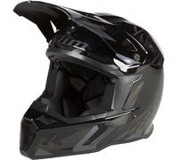 Klim F5 AMP Casco de motocross, negro-gris, tamaño 2XL para Hombres
