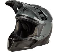 Klim F5 Koroyd Ascent Carbon Casco de Motocross, negro-gris, tamaño S para Hombres