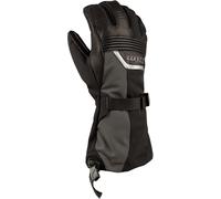 Klim Fusion Guantes para motos de nieve, negro-gris, tamaño XL para Hombres