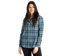Klim Ginny Mountain, camisa con capucha mujer L female Azul Claro/Azul Oscuro