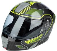 Klim GT1 Expedition Casco de carbono, negro-amarillo, tamaño S para Hombres