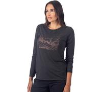 Klim Haven Tri-Blend Camisa de manga larga para mujer, negro, Talla M