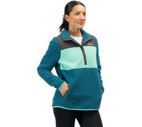 Klim High Pile Mountain Jersey de forro polar para mujeres, verde-azul, tamaño S