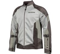 Klim Induction Chaqueta textil de motocicleta, gris, Talla L