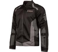 Klim Induction Chaqueta textil de motocicleta, negro/gris, Talla L