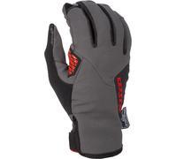 Klim Inversion Guantes de moto, gris/rojo, Talla 2XL