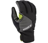Klim Inversion Insulated Guantes de moto, gris-amarillo, tamaño XL para Hombres