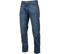 Klim K Forty 2 Straight Stretch Denim Vaqueros de moto, azul, tamaño 33 para Hombres