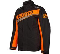 Klim Kaos Chaqueta para moto de nieve, negro-naranja, tamaño L para Hombres