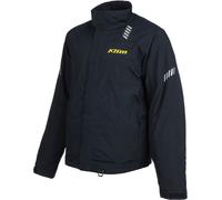 Klim Keweenaw 2025 Chaqueta impermeable para motos de nieve, negro/amarillo, Talla M
